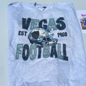 Vegas Raiders Heather grey sweatshirt crew neck